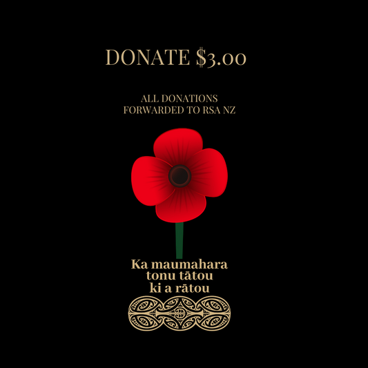 Anzac - We Will Not Forget Them, Lest We Forget - DONATION - $3.00