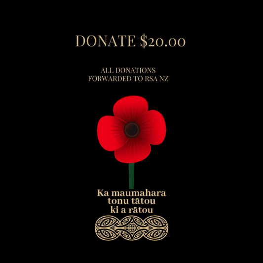 Anzac - We Will Not Forget Them, Lest We Forget - DONATION - $20.00