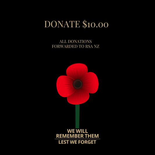 Anzac - We Will Not Forget Them, Lest We Forget - DONATION - $10.00