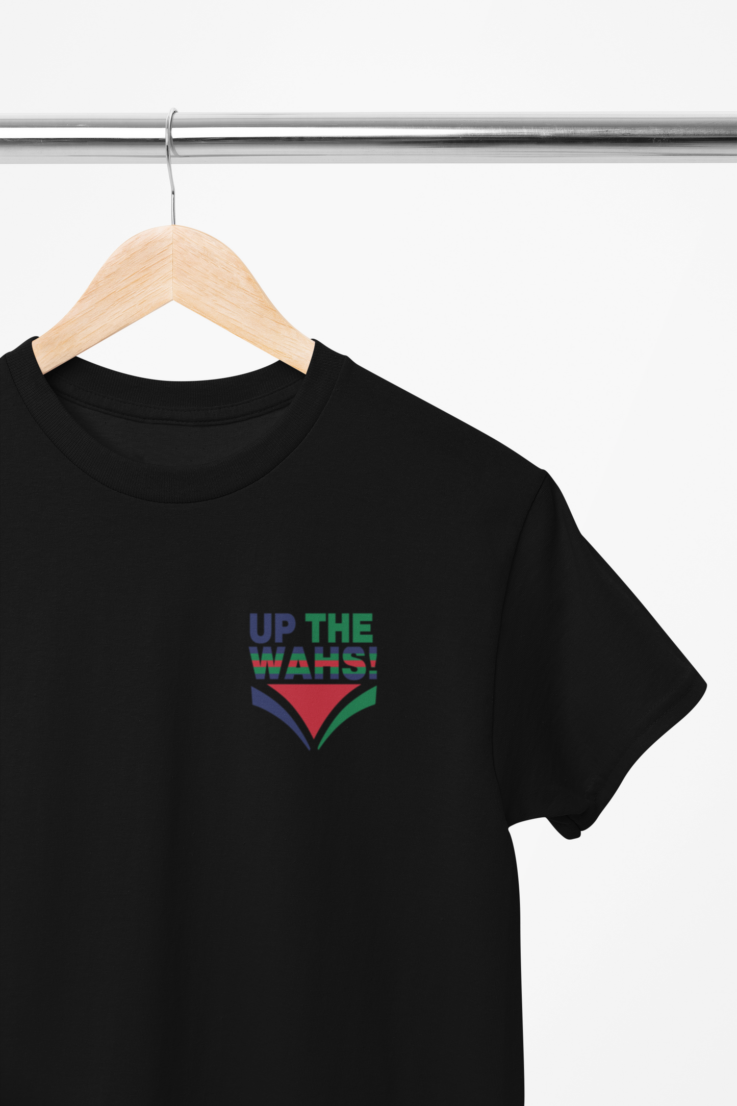 UP THE WAHS! Badge - Adult Tee