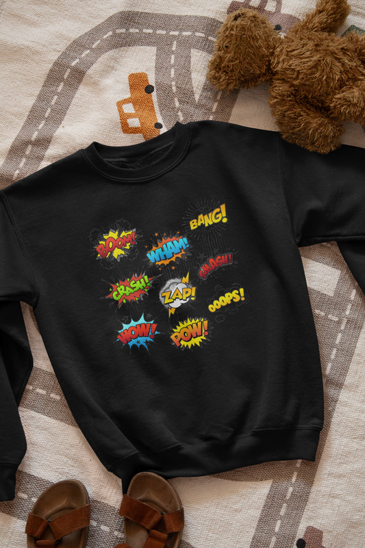 Be A Comic - Boom, Wham, Bang, Pow - Kids Sweatshirt