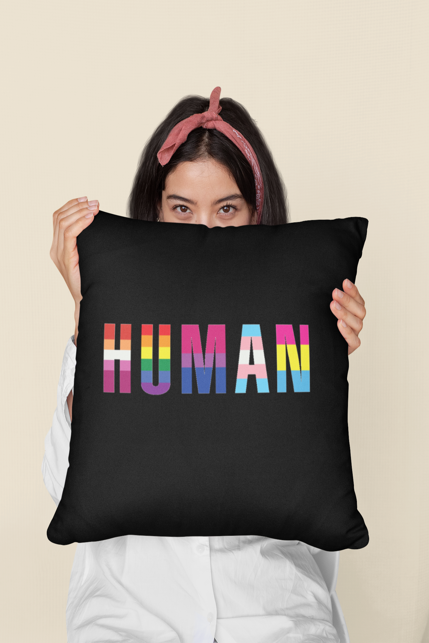 Cushion Cover - HUMAN (Pride)