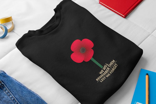 Anzac - We Will Remember Them, Lest We Forget - Childrens Crewneck