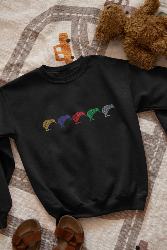 Unique Kiwi Collect. - Kids Sweatshirt - Kiwi's