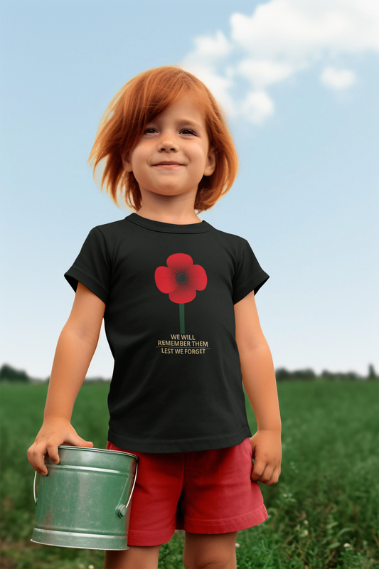 Anzac - We Will Remember Them, Lest We Forget - Kids Tee