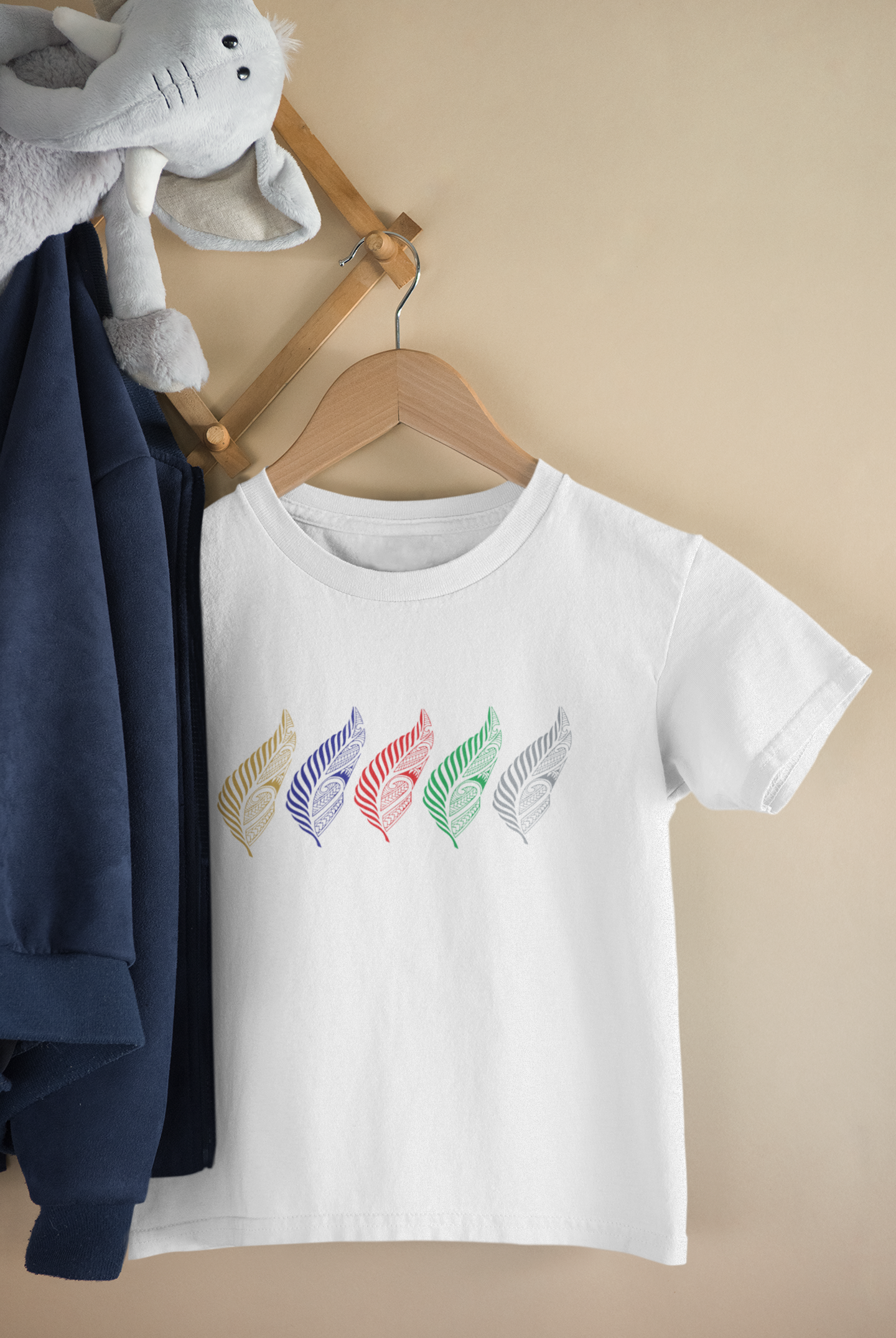 Unique Kiwi Collect - Childrens Tee - New Zealand Map