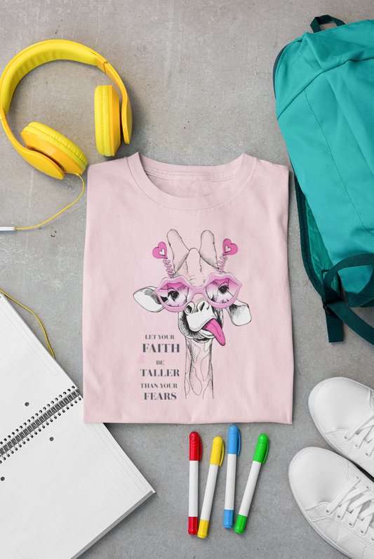 Pink T-Shirt Day - Let Your Faith Be Bigger Than Your Fears - Kids Tee