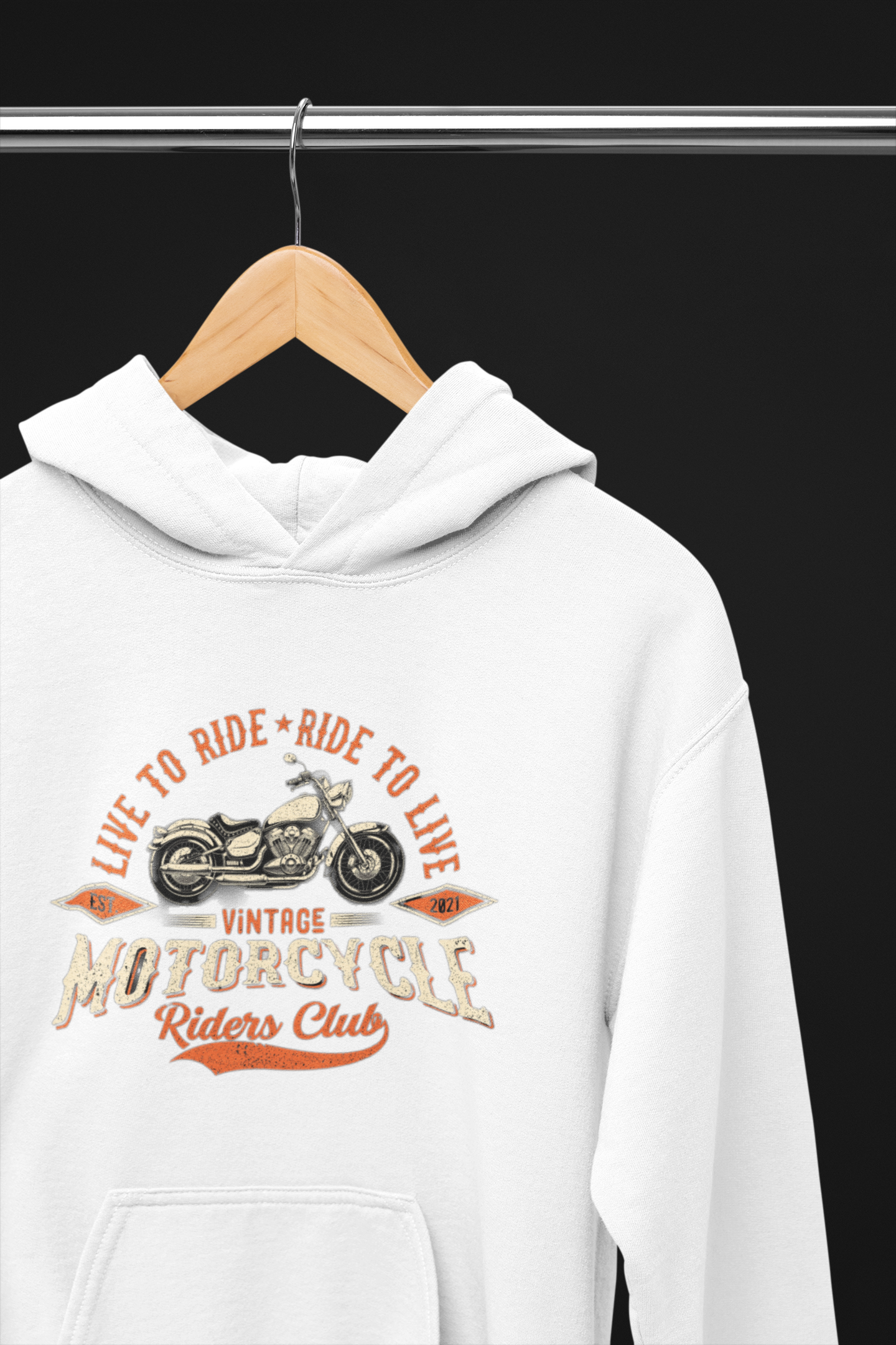 Vintage Motorcycle Riders Club - Hoodie