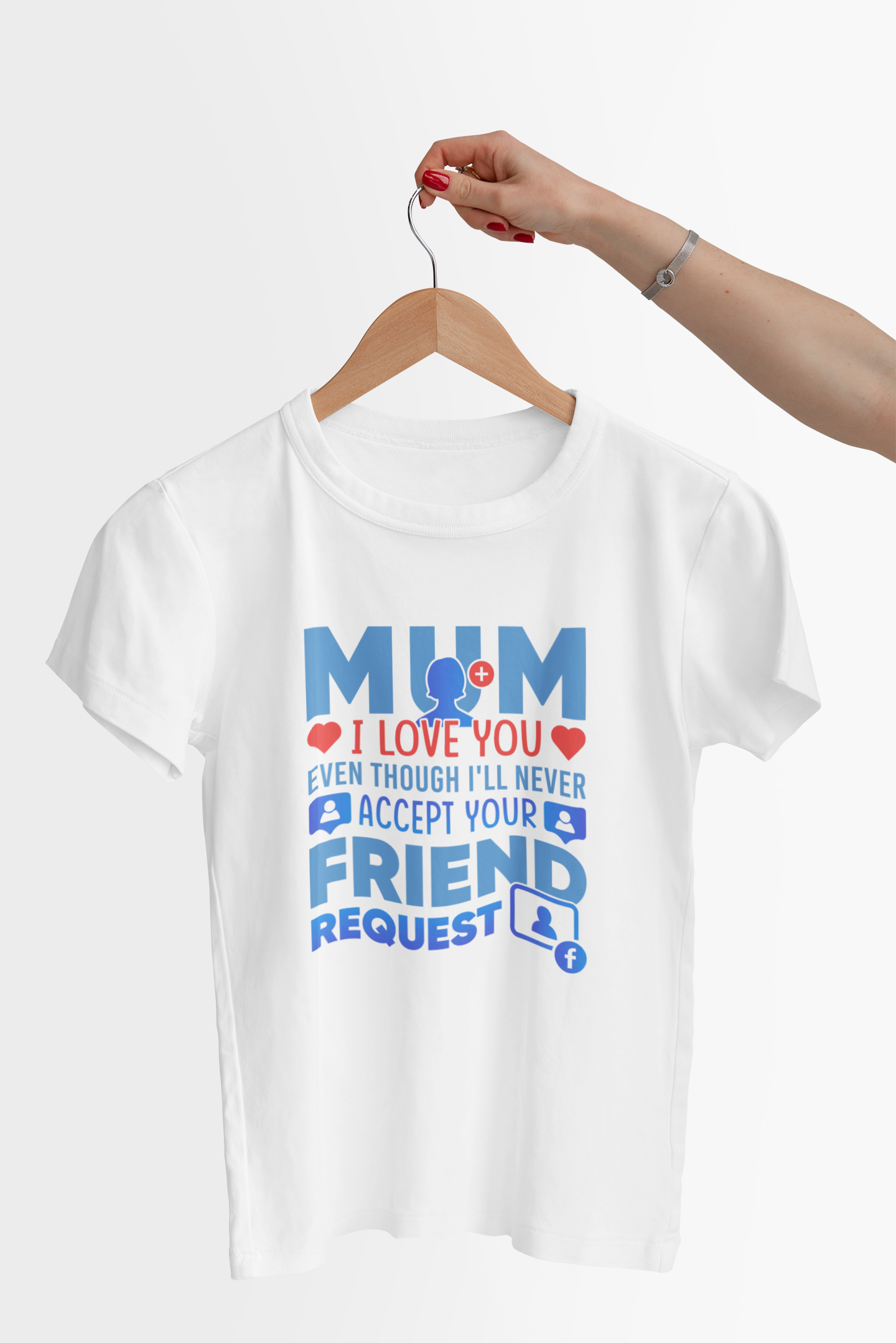 Mum and Social Media  - Adult Tee
