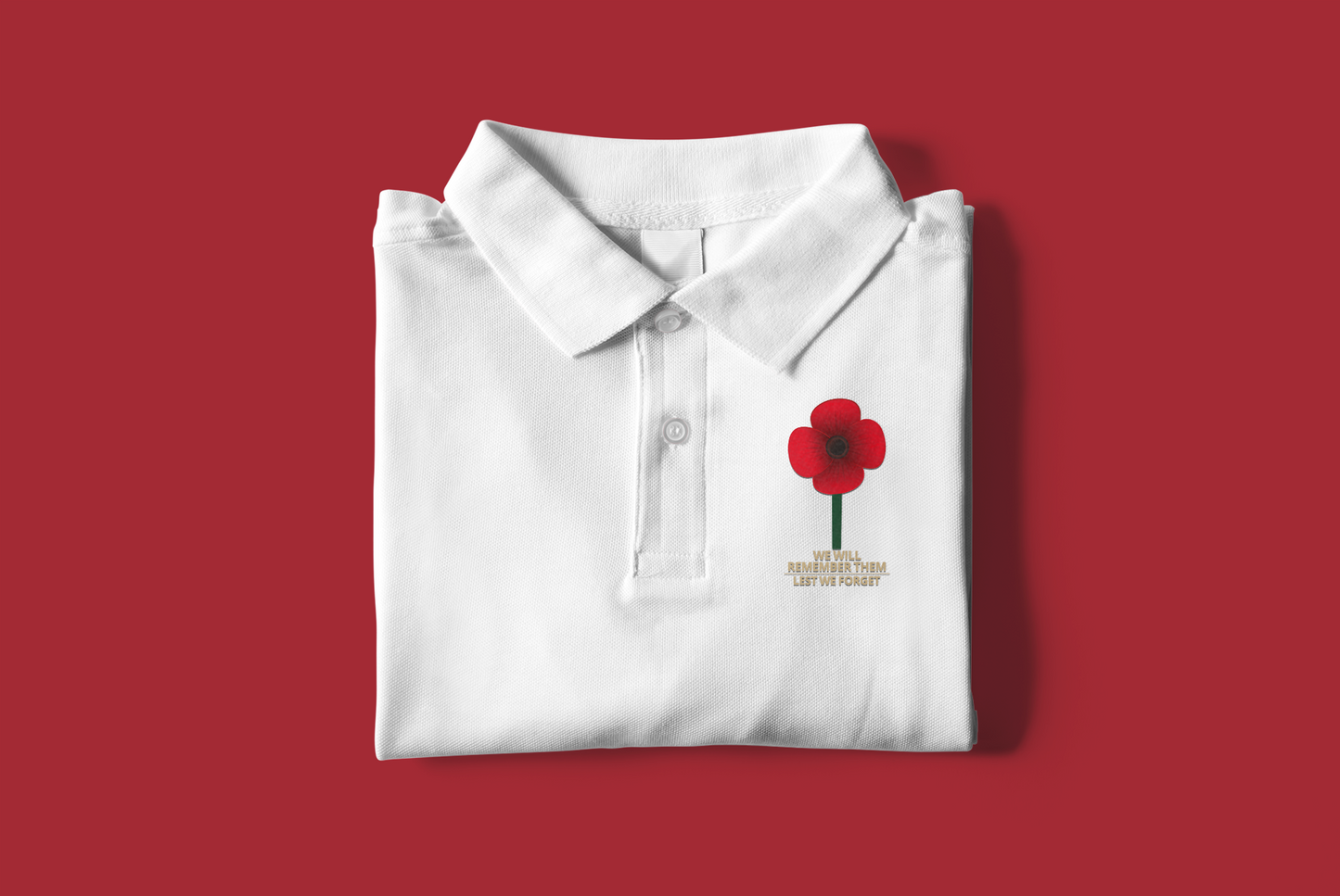 Anzac - We Will Remember Them, Lest We Forget - Polo Tee Shirt