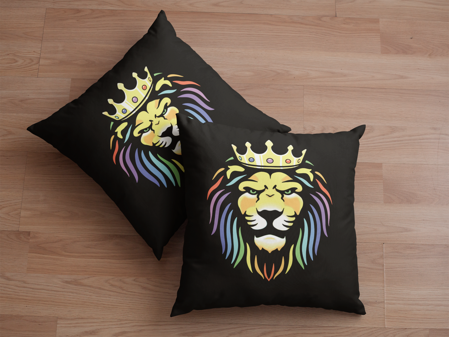 Cushion Cover - PWNZ Lion Pride Logo