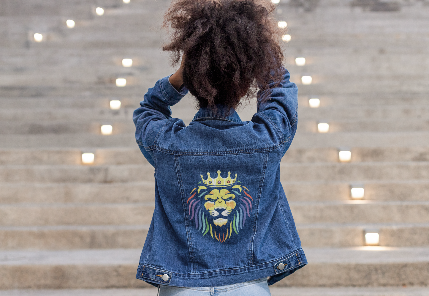Denim Jacket - PWNZ Lion Pride