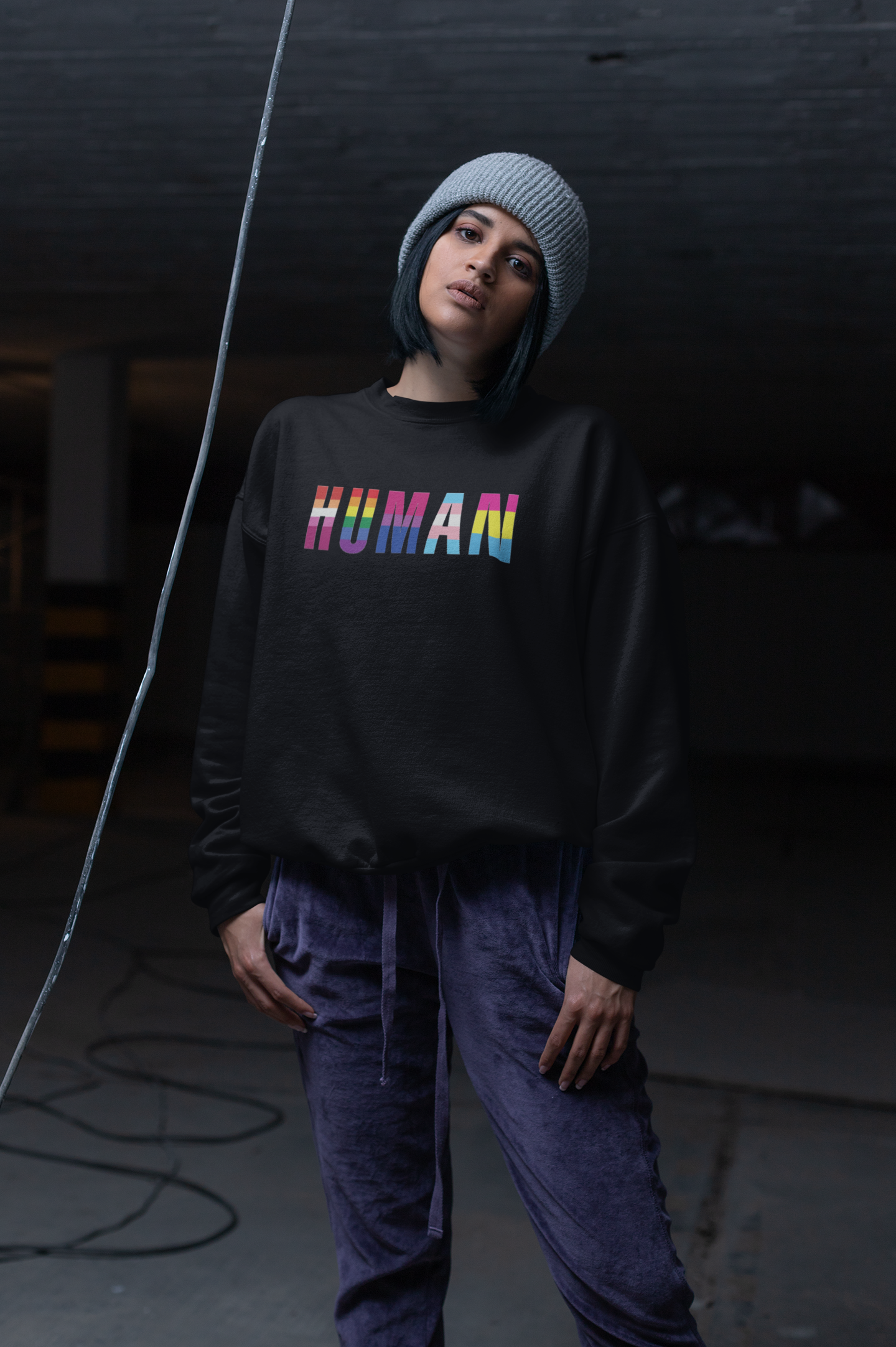 HUMAN (Pride) - Hoodie / Sweatshirt