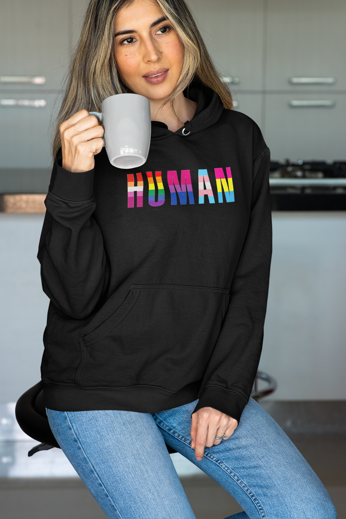 HUMAN (Pride) - Hoodie / Sweatshirt