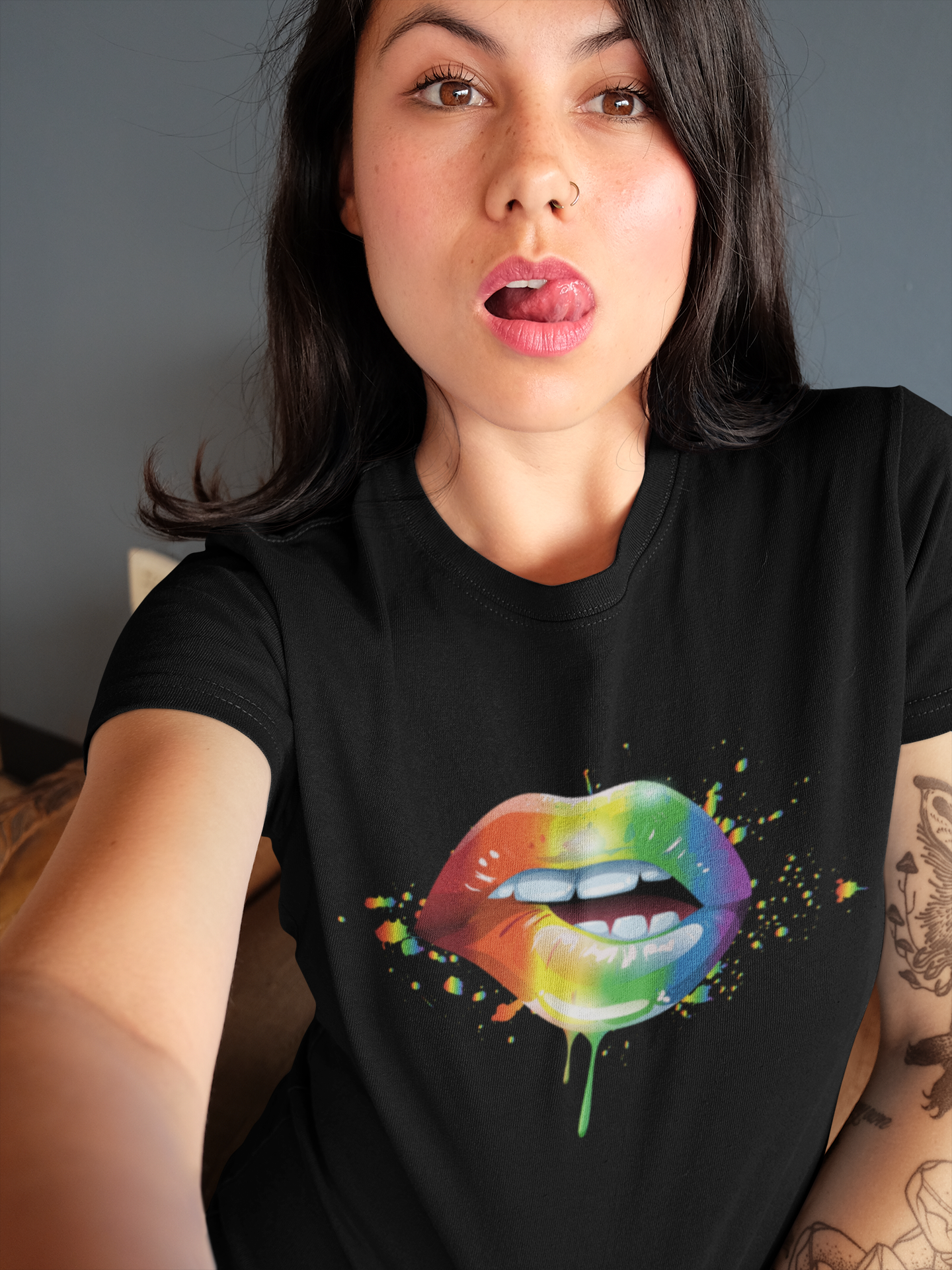 Rainbow Lip Bite
