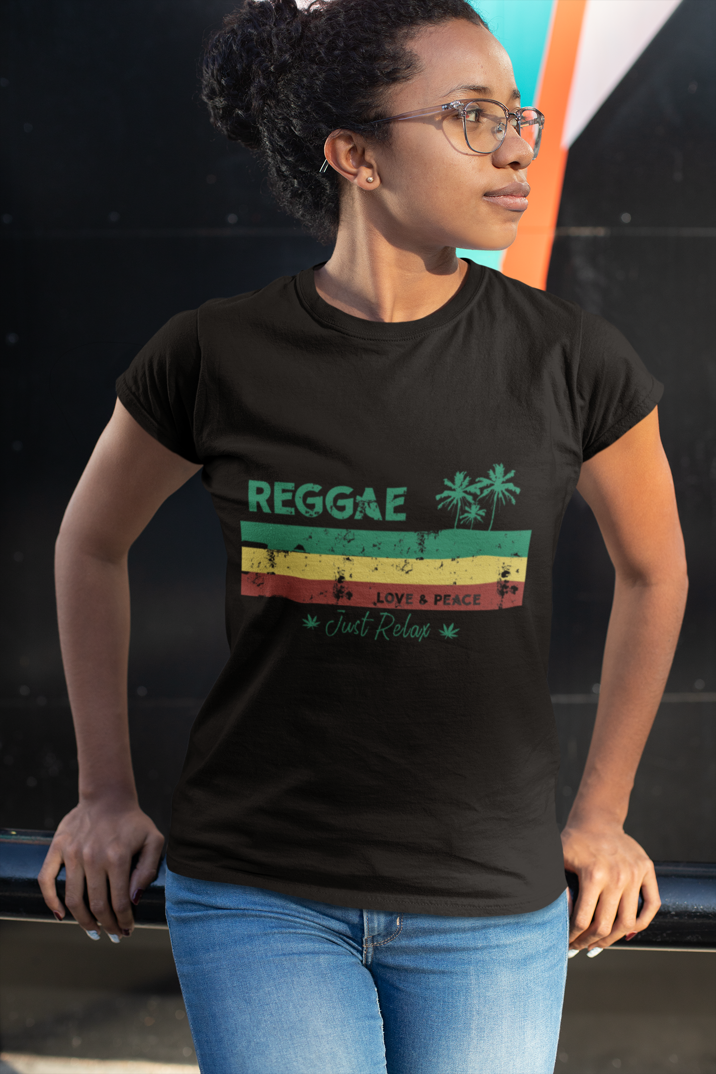 Reggae - Peace & Love - Tee